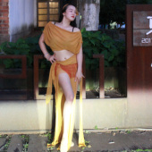 悦梦风璐肚皮舞新款 演出服班服性感气质练功服显瘦初学仙女 套装