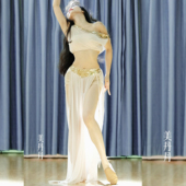 练功服初学者亮丝网绑带演出服显瘦 套装 悦梦风璐肚皮舞服装 新款