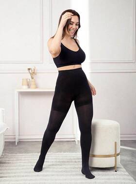 Women 40D Sexy Black Plus Size S-XL Tights Ladies Confort L