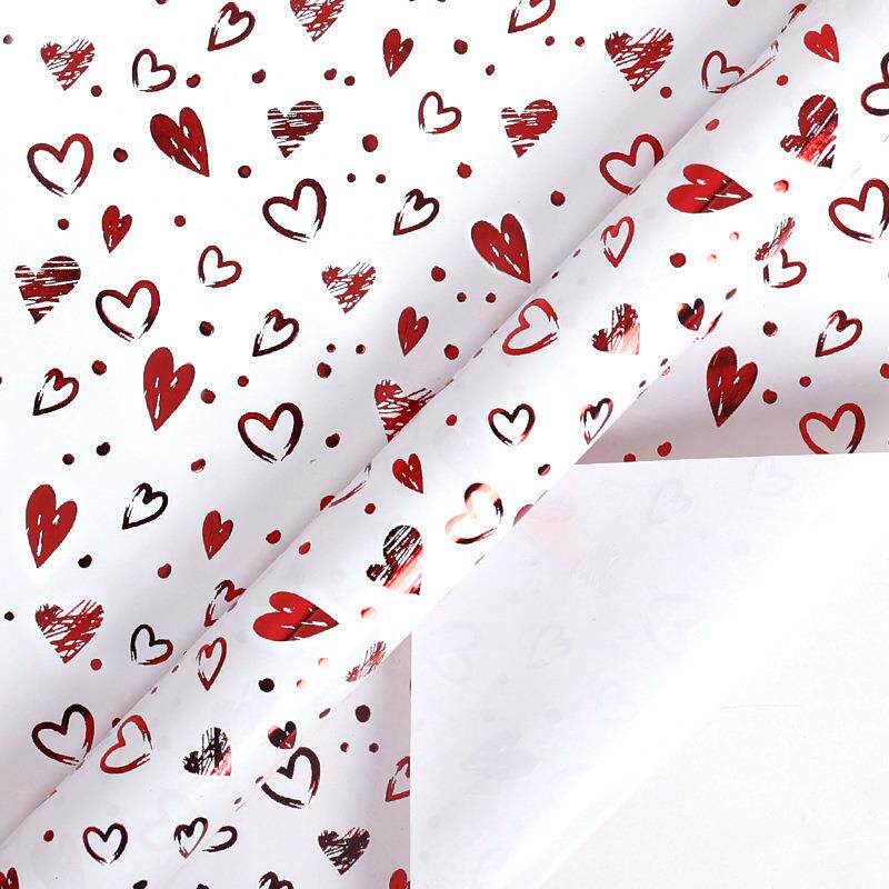 Love Heart Gift Wrapping Paper 00*4cm 情人节礼品包装纸爱心