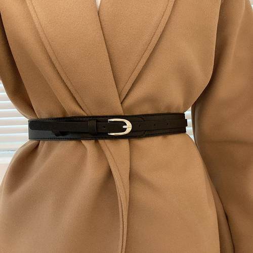 Women Belt PU Leather Corset Belts For Ladies Metal Buckle W