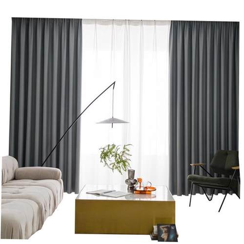 Blackout curtains bedroom modern minimalist style Nordic
