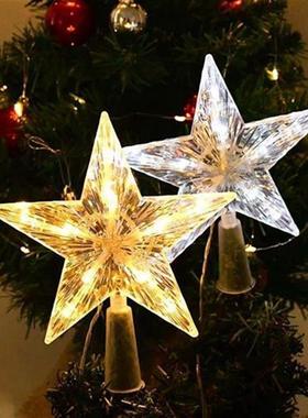 Christmas Tree Topper Star Lights Xmas Tree LED Star Night L