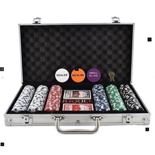 300 Chip Dice Style Poker Setkj6WmjHa Aluminum Case Taxas 筹