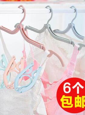 foldable clothes hanger clips clamp creative plastic hangers