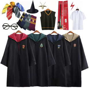 Harry Potter Costume Magic Robes cosplay Halloween cape 斗篷