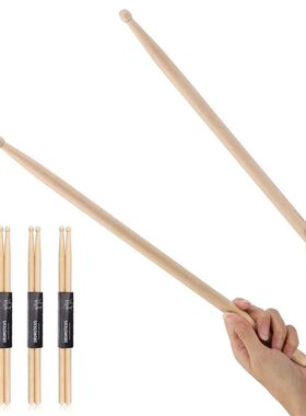 1 Pairs Premium Maple Drumsticks - Ideal for All Ages - Dura