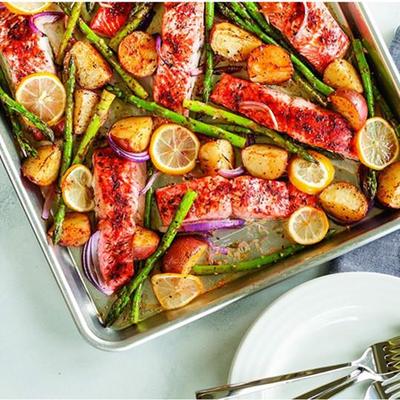 Half Sheet Aluminum Baking Aluminized Steel Cookie Sheet Pan