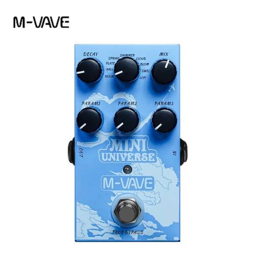 M-VAVE Mini Universe Guitar Effect Pedal Digital Reverb Peda