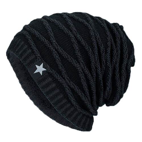 Unisex Knit Caps Cap Men Women Beanie Solid Oversized Beanie
