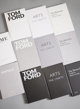 黑白灰色系简约装饰道具书 样板房摆场现代真书售楼处陈列饰品