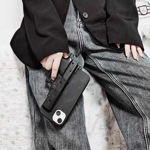 稀奇古怪的手枪型手机壳