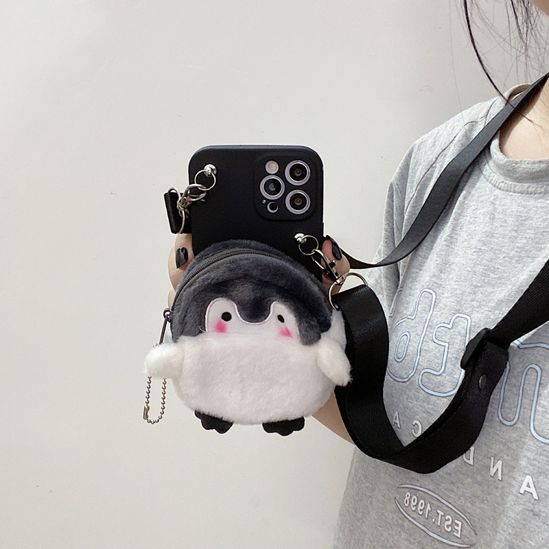 毛绒Apple/苹果保护壳零钱包13