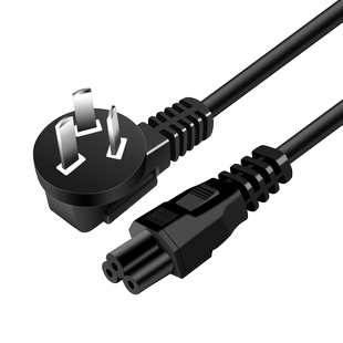 景赛笔记本充电器电源线三孔梅花插头通用打印机投影仪电视显示器联想华硕戴尔惠普宏基电脑适配器电源线国标