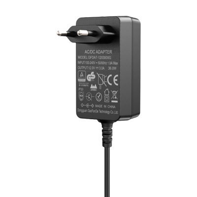 欧规dc12V1A电源适配器可定制