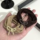 发绳超仙蝴蝶结发圈轻奢巨柔软肌肤感面膜腕带头绳加宽高弹力发饰