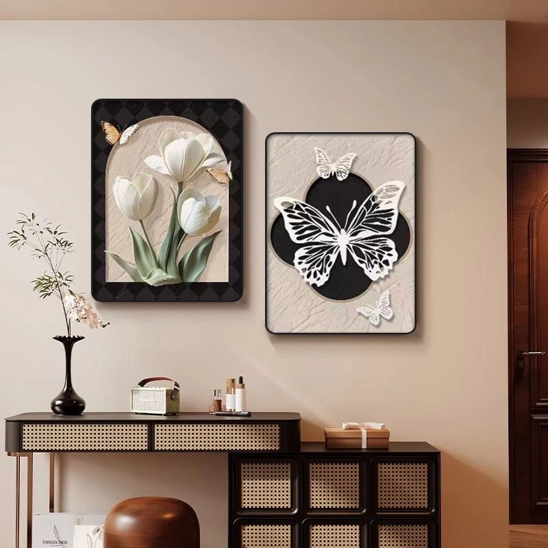 法式复古组合餐厅装饰画