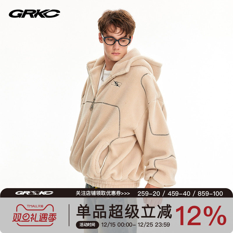 GRKC明线摇粒绒外套2024秋冬