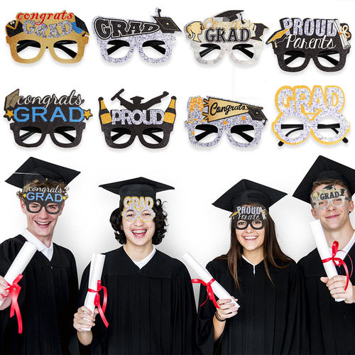 Graduation Season Glasses Frame School Graduation Ceremony P