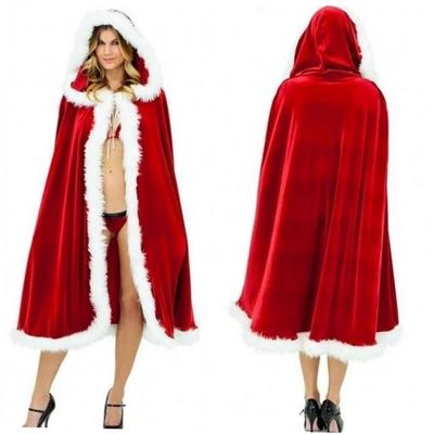Christmas Cape Santa Claus Cape party dress up tume