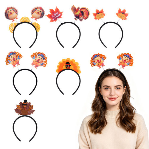 New Thanksgiving Headband Headband Autumn Party Decorations