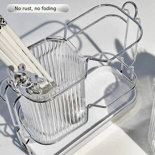 Wall Mounted Kitchen Cutlery Organizer Light Luxury Chopstic