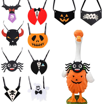 Halloween Goose Costume Triangle Scarf Pet Costume Spider Bi