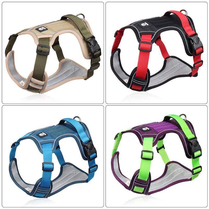 Harness Dog Reflective Safety Training Walking Chest Vest Le
