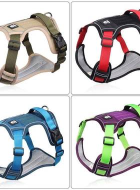 Harness Dog Reflective Safety Training Walking Chest Vest Le