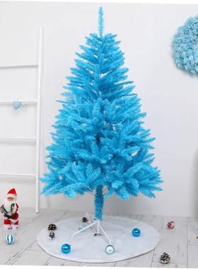 Blue Christmas Tree Encrypts Christmas蓝色圣诞树商场橱窗