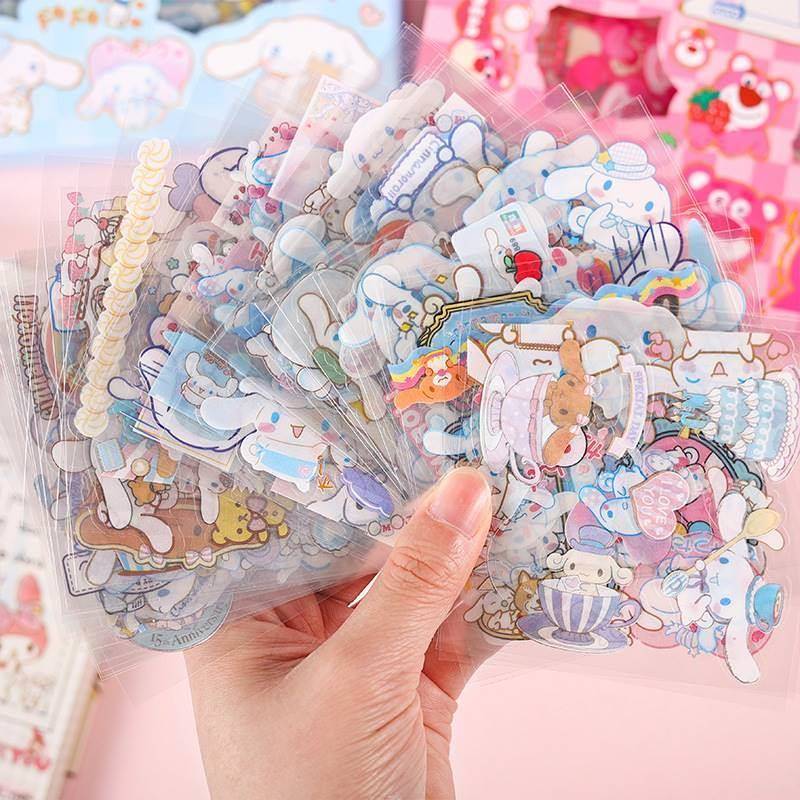 sanrio sticker cinnamoroll kuromi stickers bear cute贴纸pvc