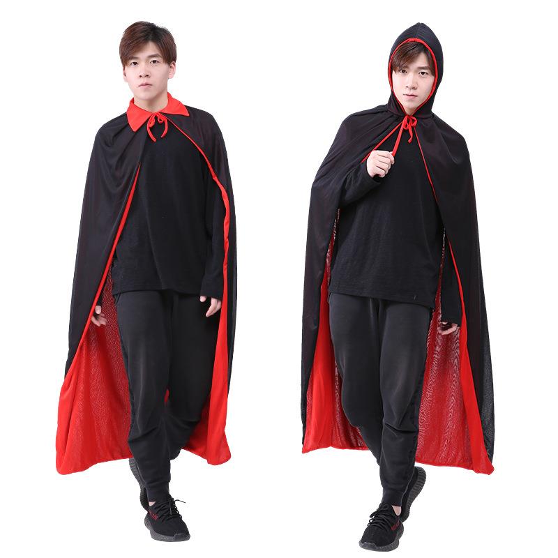 Halloween cape vampire witch costume万圣节披风黑色披风斗篷