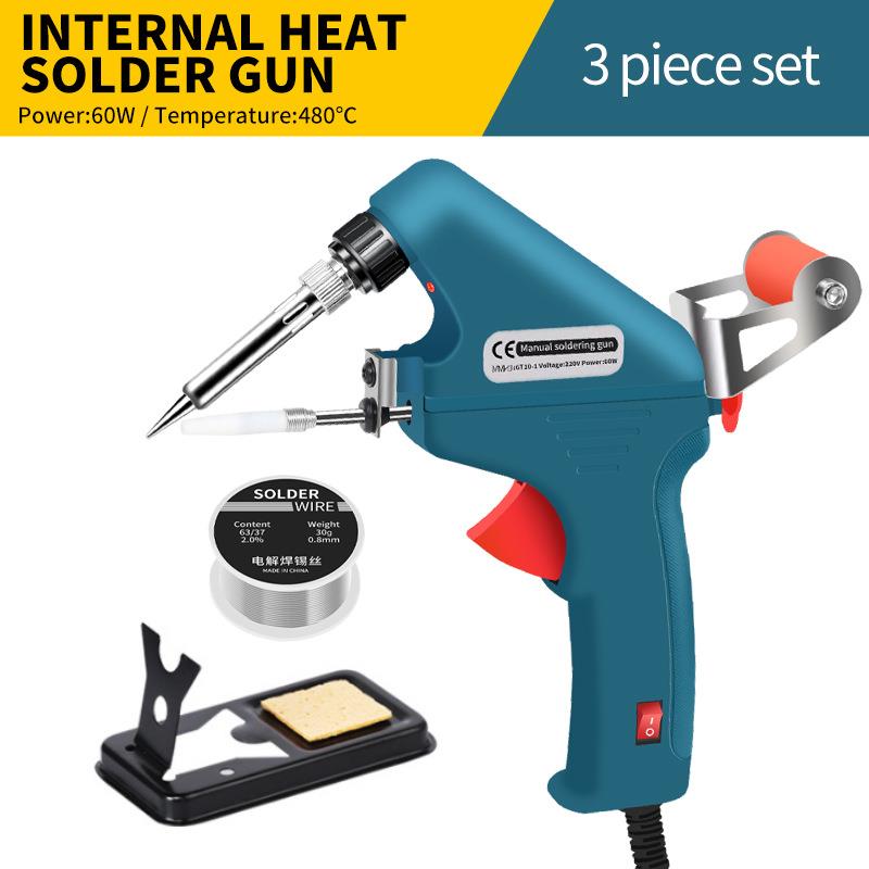 Blue Soldering Iron 60W Eagle Beak Endothermic Handheld Gun