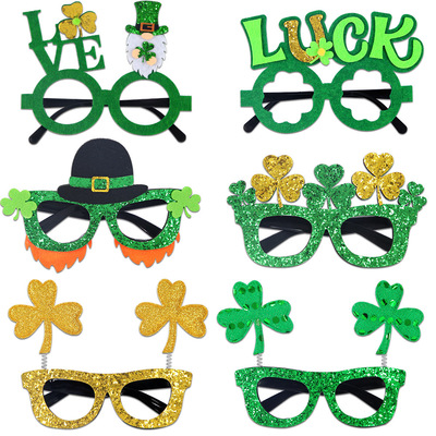 Irish Glasses St. Patrick's Day Party Decorations Photo Prop