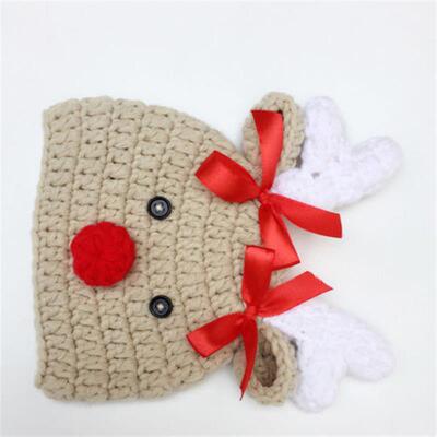 Chrismas Santa Claus Hat for Babies Newborn Baby Hat Crochet