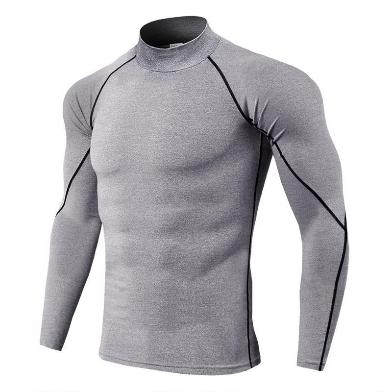 Rashguard Men's Running Shirt Long Sleeve Gym Compression Bo