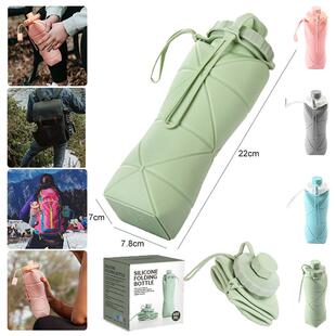Silicone Foldable Water Bottle Portable High-temperature Cup