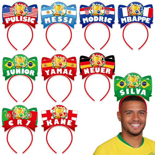 Us-canada-mexico World Cup Decorative Headband Fans Cheer Dr
