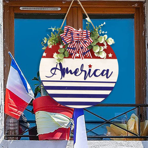 American Day Decoration Wooden Listing Holiday Home Decorati