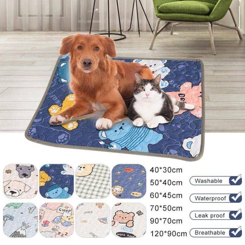 Washable Pet Dog Pee Pad Blanket Waterproof Reusable Absorbe