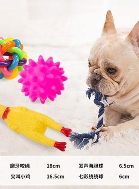 Cute Pet Dog Toys Puppy Chew Squeaker Toy for Small Large