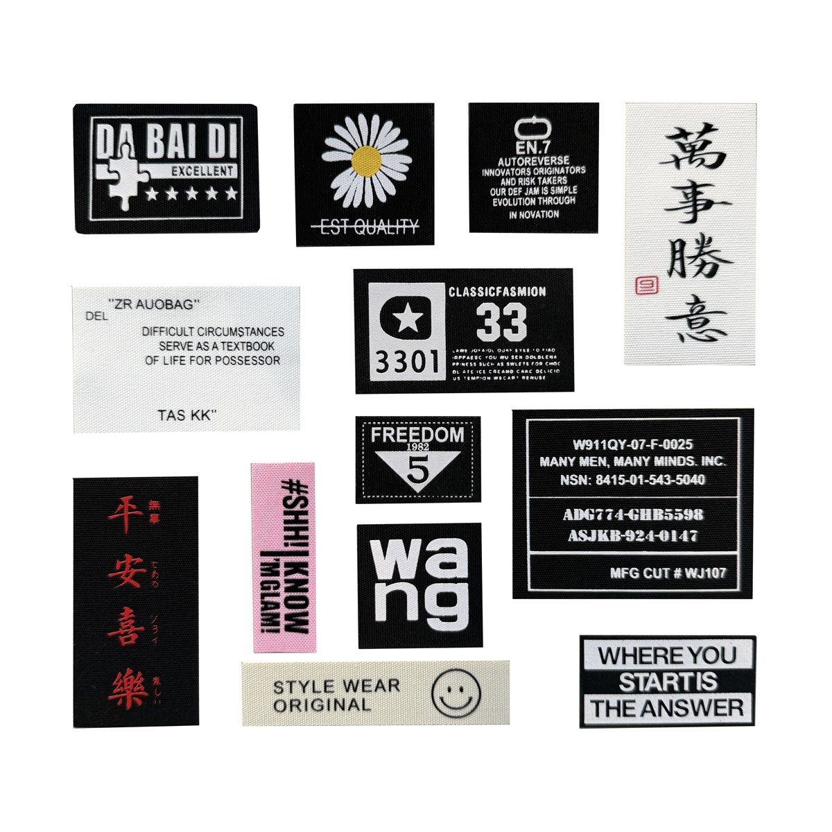 moree可爱卡通自粘布贴补丁
