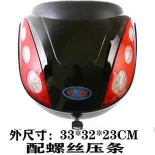 摩托车后备箱单箱摩托车尾箱单箱男装么托车尾箱摩托车后背靠箱