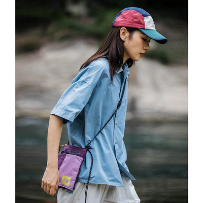 户外轻量速干宽松工装短袖衬衫