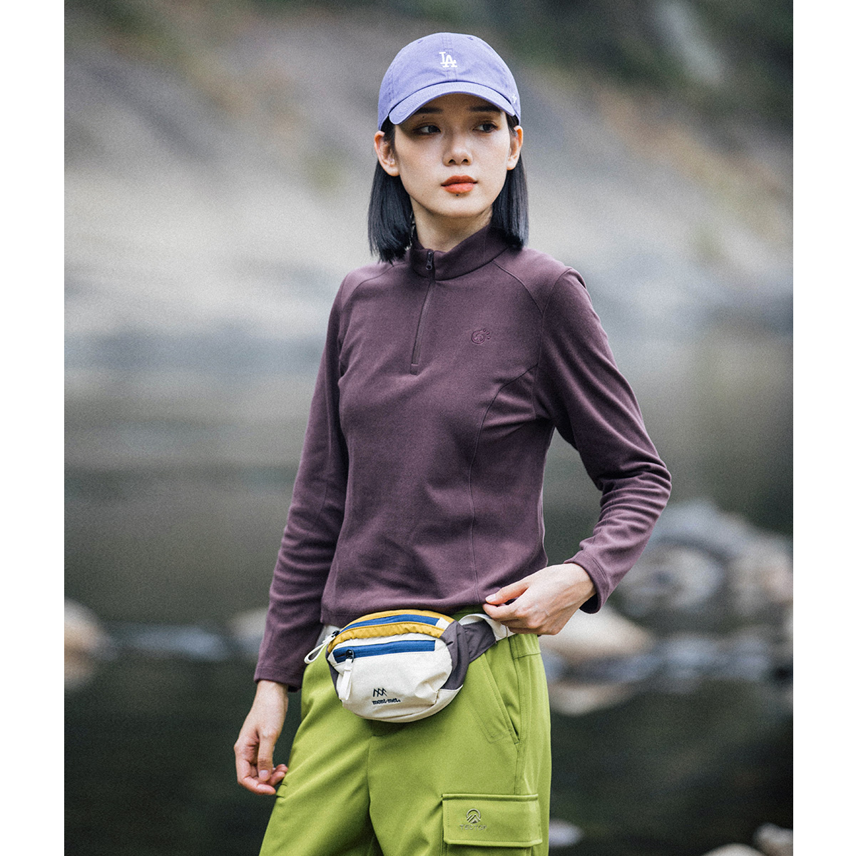 户外运动双面德绒长袖T恤抓绒衣