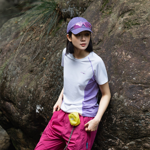 Mountain户外冰感速干短袖T恤女