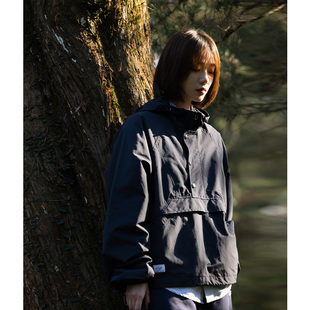 Mountain 登山夹克男女 valley22SS日系户外山系连帽宽松冲锋外套