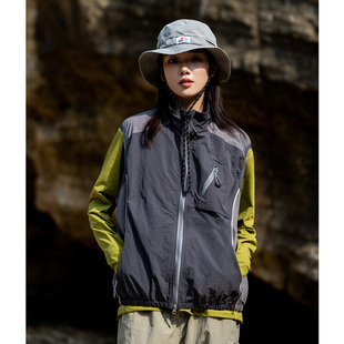 马夹 工装 Mountain valley城市户外拼色速干机能骑行徒步运动马甲