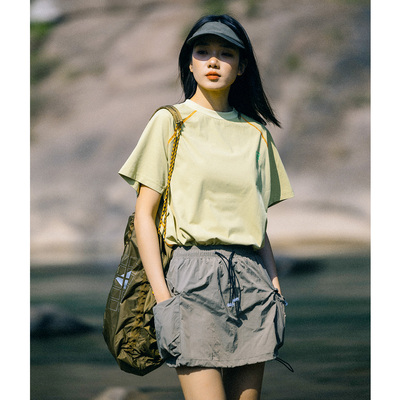 夏季户外A字工装裙短裙