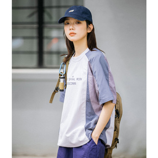 T恤骑行衫 户外城市运动休闲拼色圆领短袖 valley2025夏季 Mountain